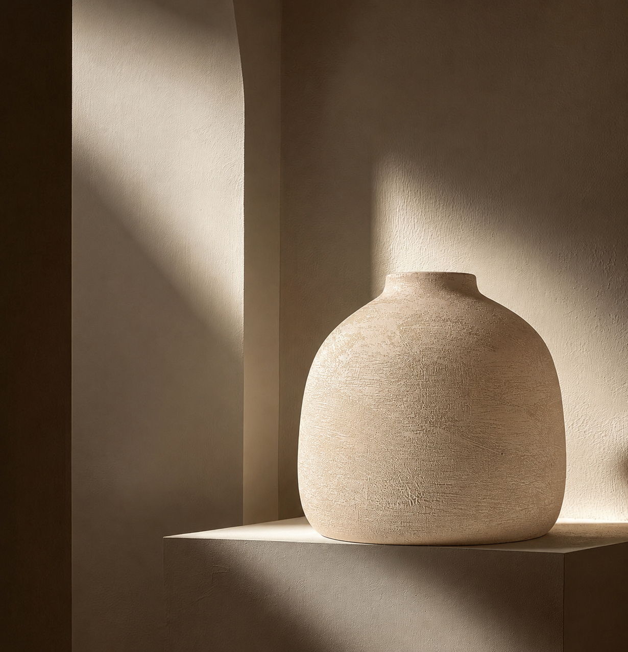 Vaso Materico in ceramica