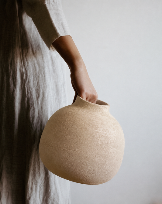 Vaso Materico in ceramica